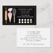 Backwaren Konditorei Koch Bakers Tools Loyalty Pun Treuekarte (Vorne/Hinten)