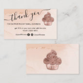 Backwaren Konditorei Koch Rosa Visitenkarte (Vorne/Hinten)