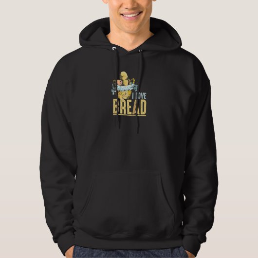 Backwaren Konditorei Maker Koch Bäcker I Liebe Hoodie (Vorderseite)