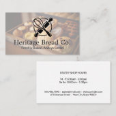 Backwaren | Küchengeräte Visitenkarte (Vorne/Hinten)