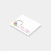 Backwaren mit Kuchendekoration Post-it Klebezettel (angewinkelt)