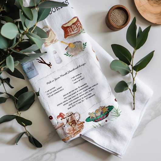 Backwaren Recipe Heirloom Tea Handtücher