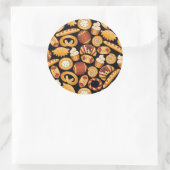 Backwaren Runder Aufkleber (Tasche)