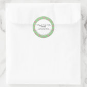 Backwaren Scent Butter Bath Branding Verpackung Runder Aufkleber (Tasche)