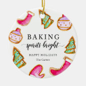 Backwaren Spirituosen Bright Backen Party Einfach Keramik Ornament (Vorne)