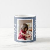 Backwaren Spirituosen Bright Blue Holiday Foto Kaffeetasse (Mittel)