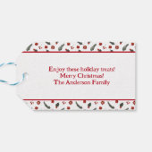 Backwaren Spirituosen Bright Cookie Weihnachtsfeie Geschenkanhänger (Rückseite Horizontal)