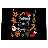 Backwaren Spirituosen Bright Lebkuchen Weihnachtsk Große Geschenktüte (Vorderseite)