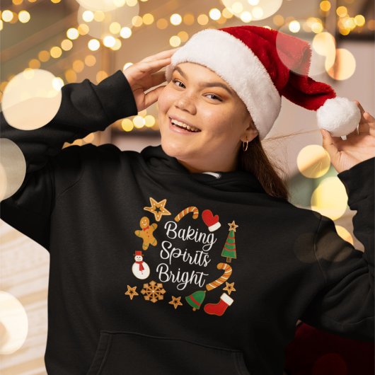 Backwaren Spirituosen Bright Lebkuchen Weihnachtsk Hoodie