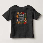 Backwaren Spirituosen Bright Lebkuchen Weihnachtsk Kleinkind T-shirt (Vorderseite)