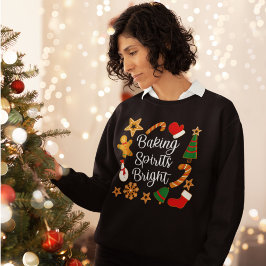 Backwaren Spirituosen Bright Lebkuchen Weihnachtsk Sweatshirt