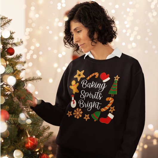 Backwaren Spirituosen Bright Lebkuchen Weihnachtsk Sweatshirt
