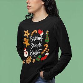 Backwaren Spirituosen Bright Lebkuchen Weihnachtsk T-Shirt