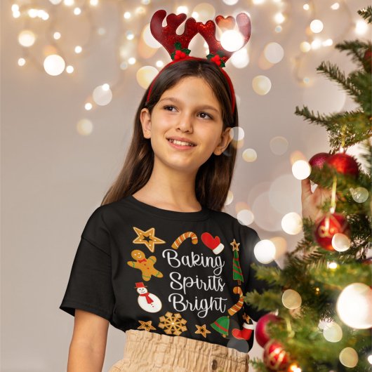Backwaren Spirituosen Bright Lebkuchen Weihnachtsk T-Shirt