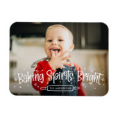 Backwaren Spirituosen Foto Magnet (Horizontal)