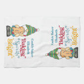 Backwaren Spirituosen Helle Weihnachtsfeiertage Geschirrtuch (Horizontal)