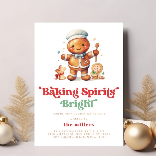 Backwaren Spirituosen Heller Weihnachtsfest Bake P Einladung