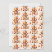 Backwaren Spirituosen Heller Weihnachtsfest Bake P Einladung (Rückseite)