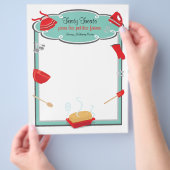 Backwaren und Flyer Backwaren Backwaren (Hand)