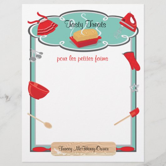 Backwaren und Flyer Backwaren Backwaren Backwaren (Vorne)