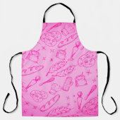 Backwaren und Kochgeräte und moderne Bäckereien Schürze (Vorderseite)