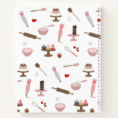 Backwaren und Kochgeschenke Familienrezepte Foto Notizblock (Rückseite)