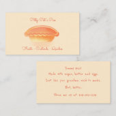 Backwaren Visitenkarte (Vorne/Hinten)