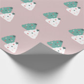 Backwaren Weihnachtskekse Sprinkles Wrapping Paper Geschenkpapier (Ecke)