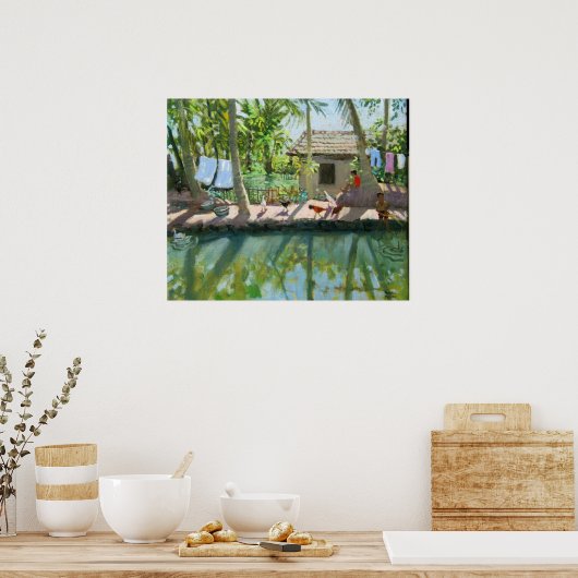 Backwater Indien Poster (Küche)