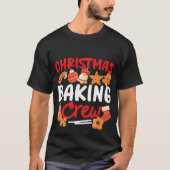 Backweihnachtsgebäck Crew Lebkuchen Mann T-Shirt (Vorderseite)