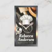 Backwerkzeuge | Koch Hat und Tools Visitenkarte (Vorderseite)