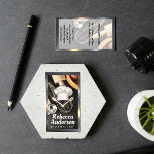 Backwerkzeuge Koch Hat und Tools Visitenkarte