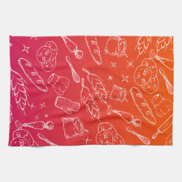 Backwerkzeuge und Küchenbäcker Geschirrtuch