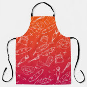 Backwerkzeuge und Küchenbäcker Schürze (Vorderseite)