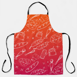 Backwerkzeuge und Küchenbäcker Schürze