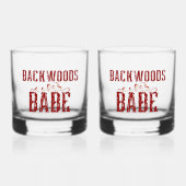 Backwood Babe Whiskey Glass Set Whiskyglas (Vorderseite)