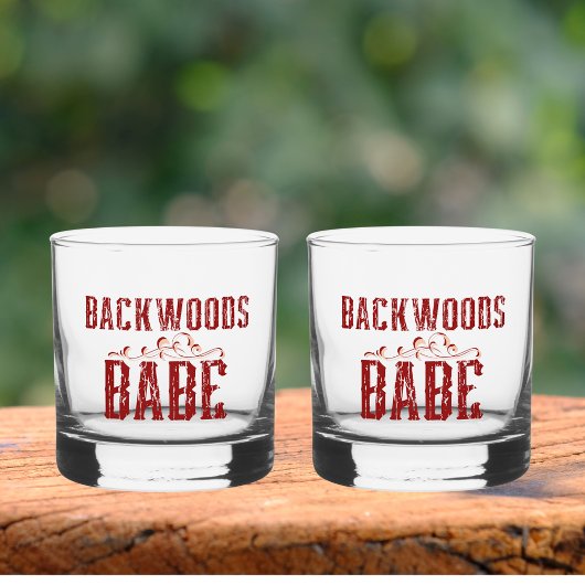 Backwood Babe Whiskey Glass Set Whiskyglas