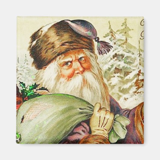 Backwood Santa Vintag Magnet (Vorne)
