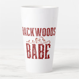 Backwoods Babe Typografy Milchtasse