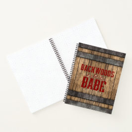 Backwoods Babe Whiskey Keg Bullet Journal Notizblock