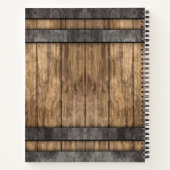 Backwoods Babe Whiskey Keg Bullet Journal Notizblock (Rückseite)