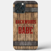 Backwoods Babe Whiskey Keg Case-Mate iPhone Hülle (Rückseite)