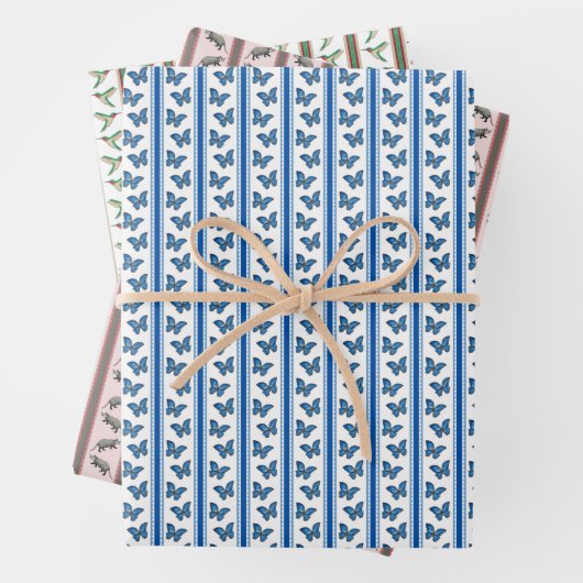 Backyard Animals Wrapping Paper Geschenkpapier Set (Beispiel)