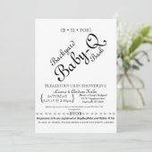 Backyard Baby-Q-Bash Einladung (Stehend Vorderseite)