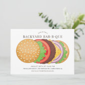 Backyard Barbecue Einladung (Stehend Vorderseite)