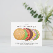 Backyard Barbecue Einladung (Stehend Vorderseite)