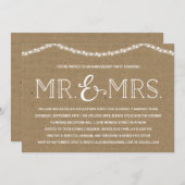 Backyard Bash | Rustikales Party zum Jahrestag Einladung (Vorne/Hinten)