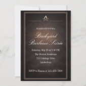 Backyard BBQ Soirée Einladung (Vorderseite)