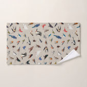 Backyard Birdies Badhandtuch Set (Handtuch)