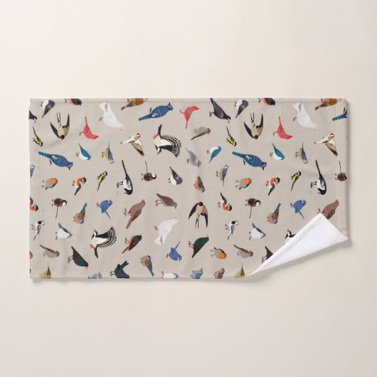 Backyard Birdies Badhandtuch Set (Handtuch)